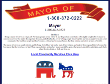 Tablet Screenshot of mayor-of.com